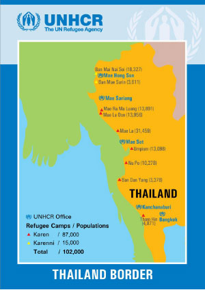 UNHCR The UN Refugee Agency THAILAND BORDER
